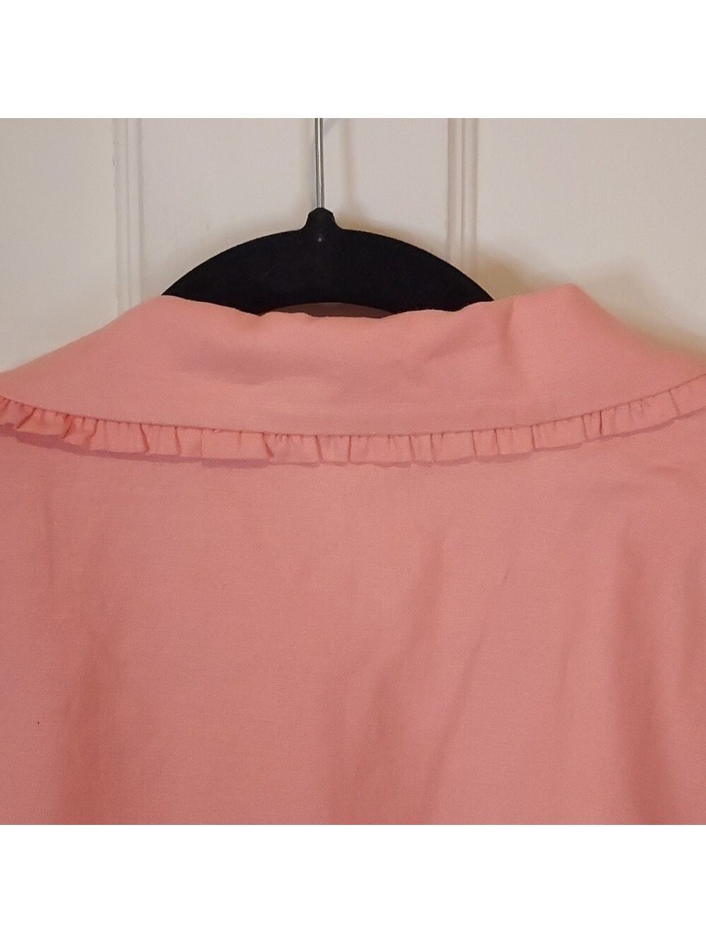 For Love and Lemons Peach Linen Blend Cropped Blazer Size XL - Picture 13 of 14